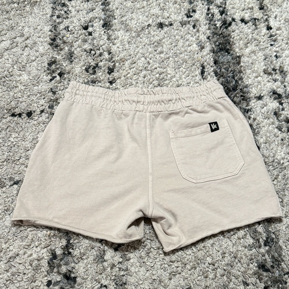 YoungLA Women's Athletic Shorts - Cream and Purple - Picture 8 of 9